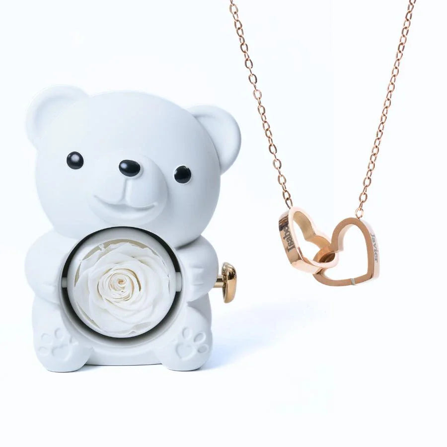 Ours Éternel & Collier Personnalisé