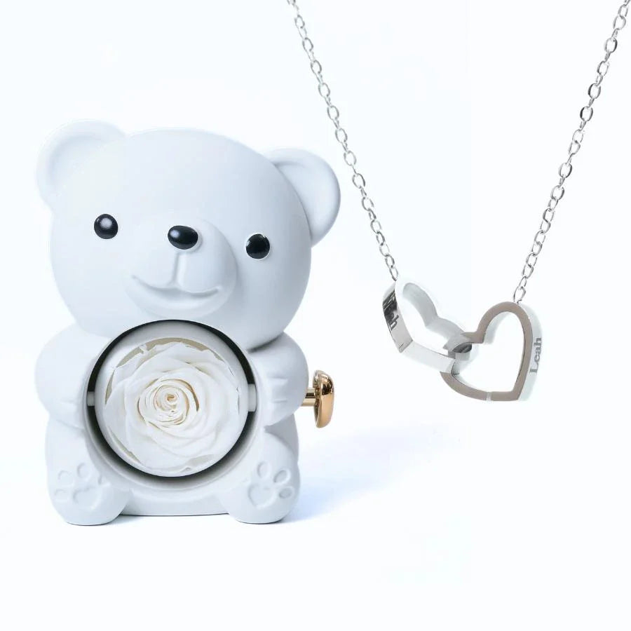 Ours Éternel & Collier Personnalisé